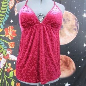 Flora Nikrooz Maroon Tank Top worn Once in like New Condition Size L